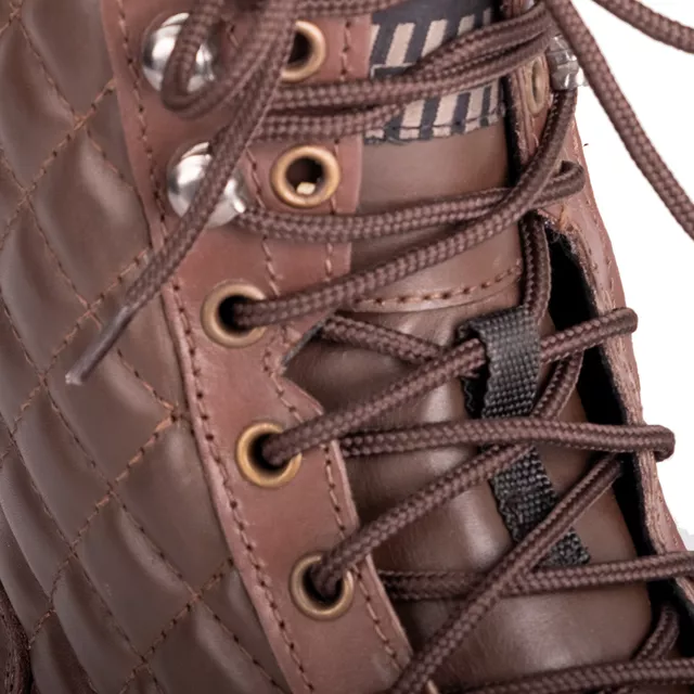 W-TEC Leocia Braun Damen-Moto-Stiefel - braun