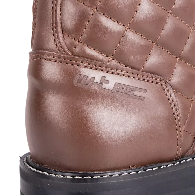 W-TEC Leocia Braun Damen-Moto-Stiefel - braun