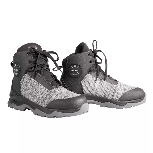 W-TEC Garavit Motorradstiefel - schwarz