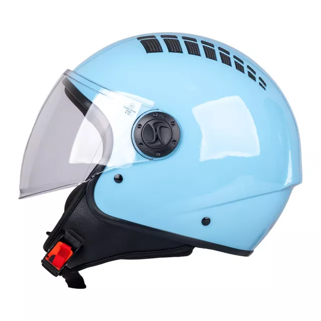 W-TEC Baraldo Celeste Open Helm