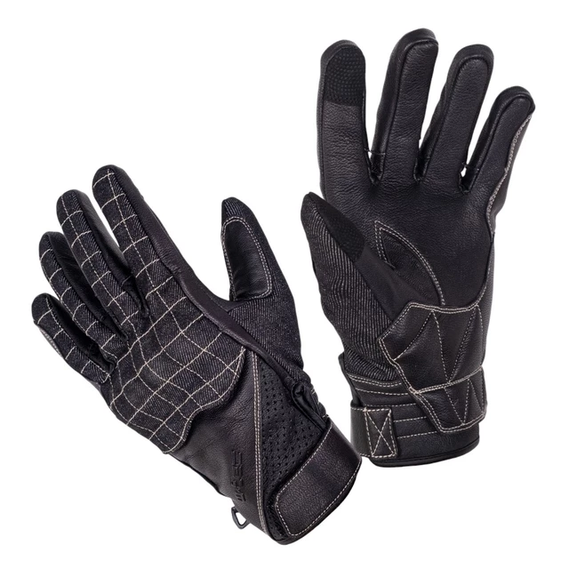 W-TEC Honver Sommer-Motorradhandschuhe - schwarz