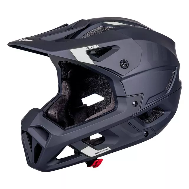 W-TEC Calheto Downhill-Helm - Black Silver