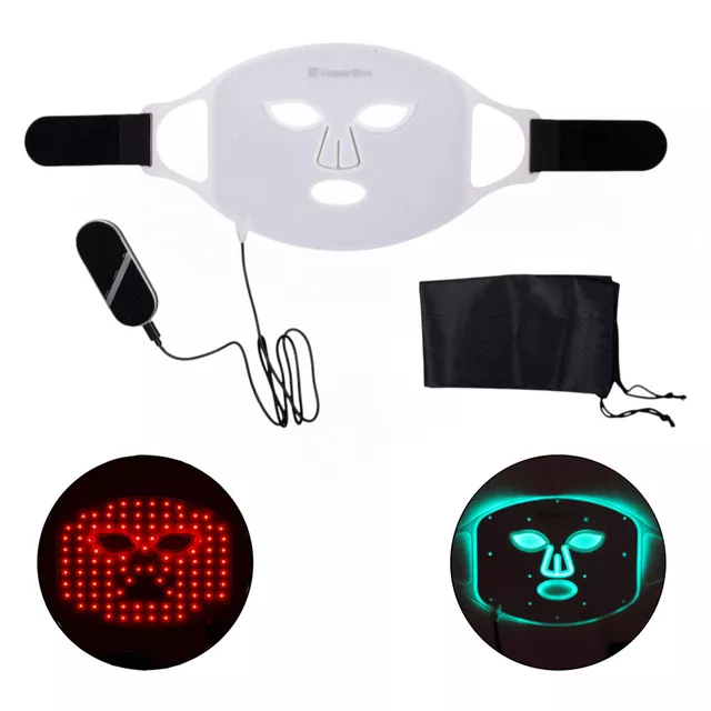 Wiederaufladbare Silikon-LED-Behandlungsmaske inSPORTline Santorina