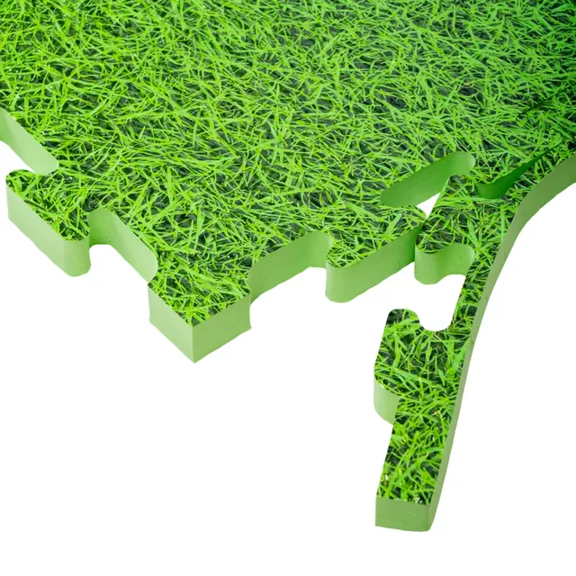Puzzle Tatami Matte inSPORTline Zemalpro 100x100x2 cm - motiv trávníku