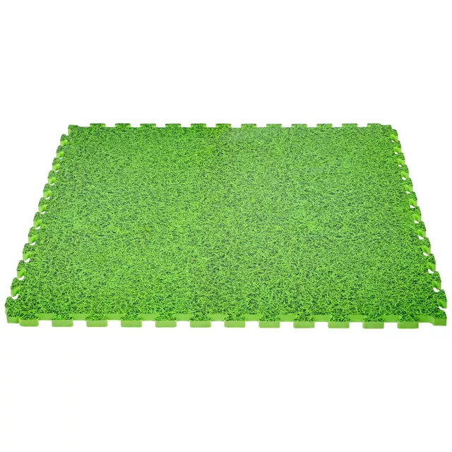 Puzzle Tatami Matte inSPORTline Zemalpro 100x100x2 cm - motiv trávníku