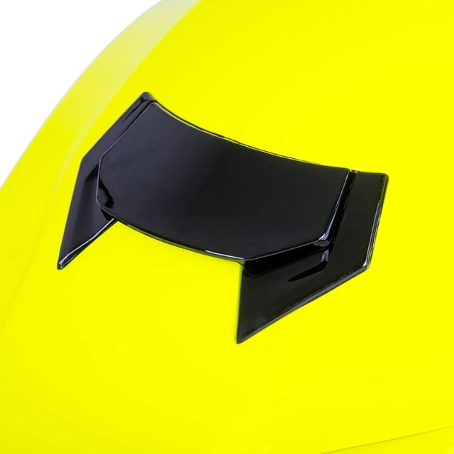W-TEC Cullo aufklappbarer Motorradhelm - fluo gelb
