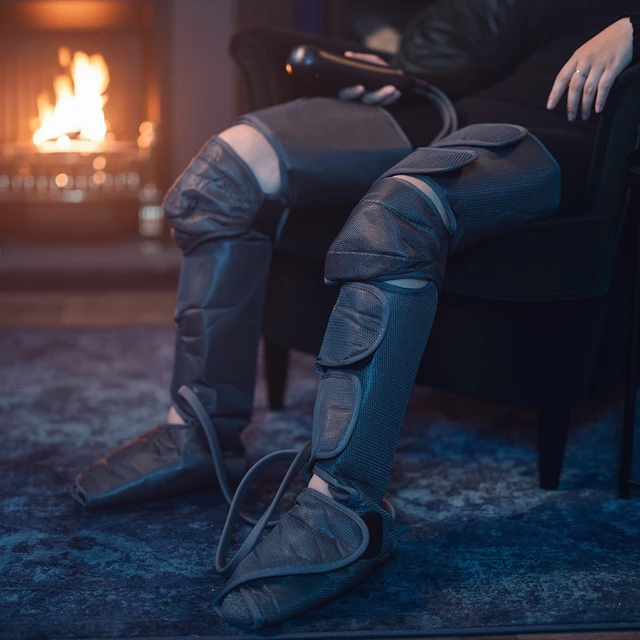 inSPORTline Beinhowair II Kompression Fußmassagegerät - grau