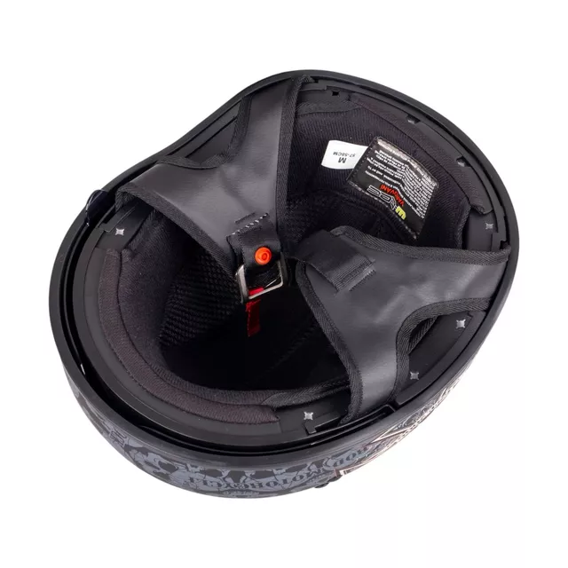 W-TEC Black Heart V535 Cross Skull Motorradhelm