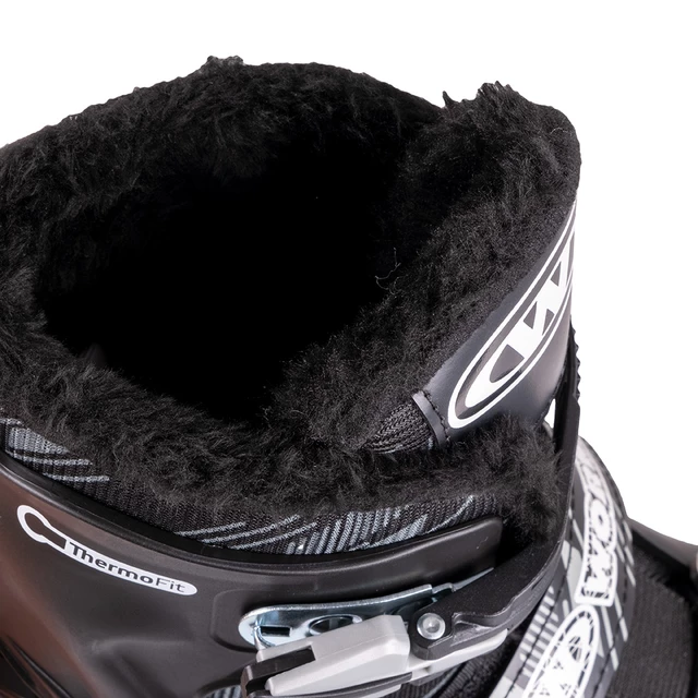 Winterschlittschuhe WORKER Niorto mit beheizten Einlegesohlen Karpatos - schwarz