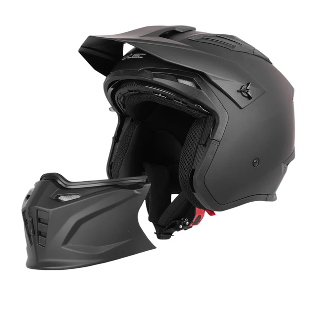 W-TEC Badalone Modular-Helm - mattschwarz