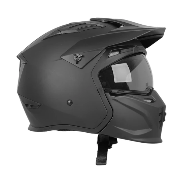 W-TEC Badalone Modular-Helm - mattschwarz
