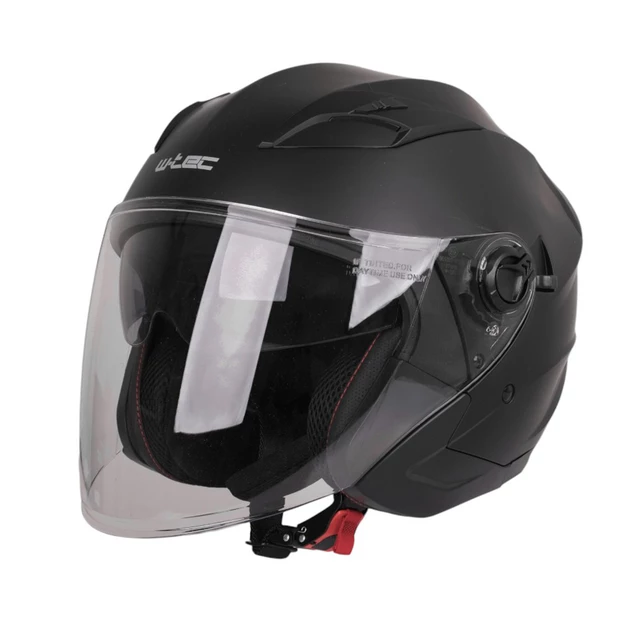 W-TEC Barcela Open Helm - mattschwarz