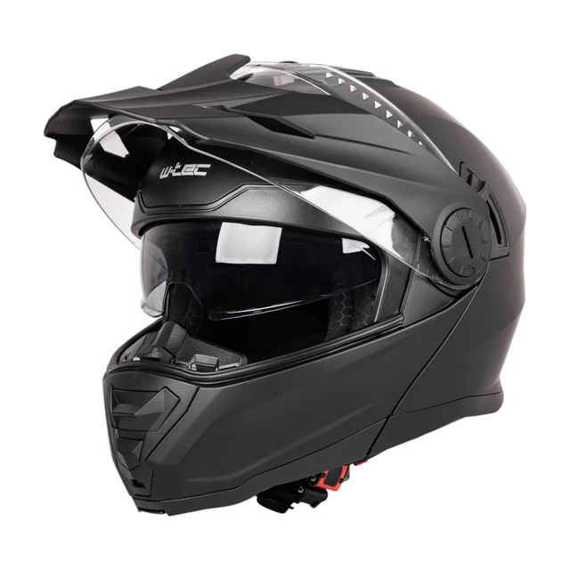 W-TEC Biscaia P/J aufklappbarer Enduro-Helm - béžová matná