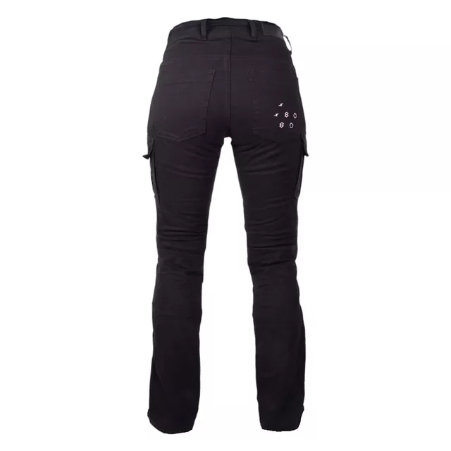W-TEC Komehana Damen-Moto-Jeans - schwarz