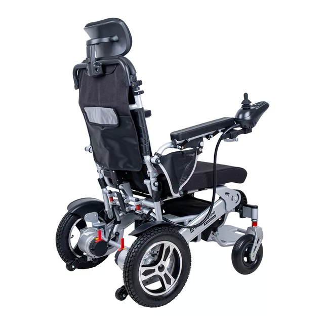 inSPORTline Hawkie Evo II Elektrorollstuhl mit verstellbarer Rückenlehne 700W - silber