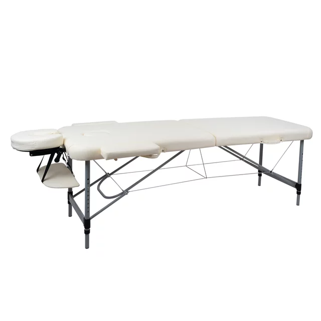 Massageliege inSPORTline Morrani 186x60x62,5-85,5 cm 2-teilig Aluminium - schwarz