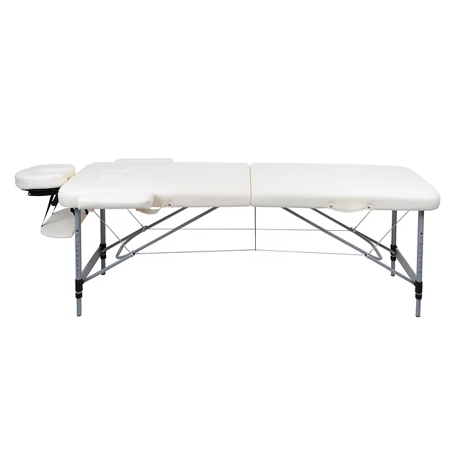 Massageliege inSPORTline Morrani 186x60x62,5-85,5 cm 2-teilig Aluminium - schwarz
