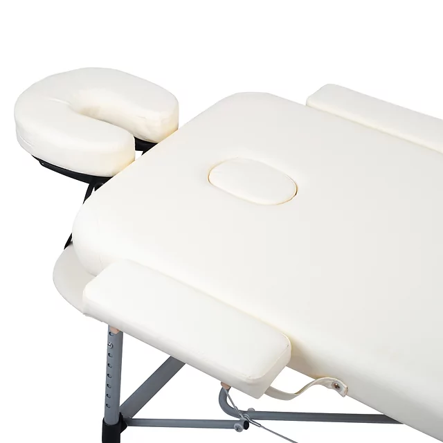 Massageliege inSPORTline Morrani 186x60x62,5-85,5 cm 2-teilig Aluminium - schwarz