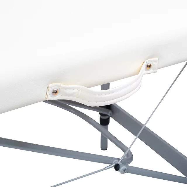 Massageliege inSPORTline Morrani 186x60x62,5-85,5 cm 2-teilig Aluminium - schwarz