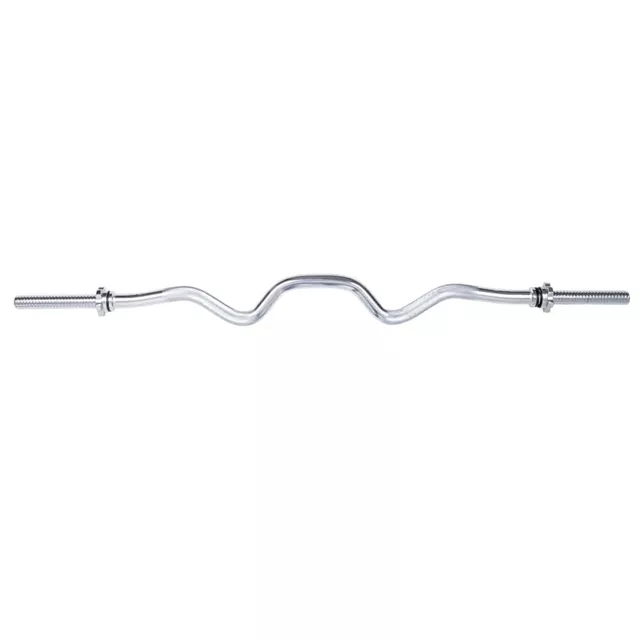 inSPORTline Combinatore 123cm/30mm Hantelstange mit Klemmen