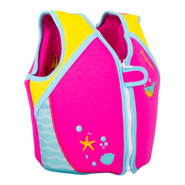 inSPORTline Aprendito Schwimmweste für Kinder - blau - rosa