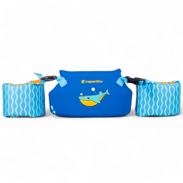 Kinder Schwimmtop mit Ärmeln 2in1 inSPORTline Banarito - rosa