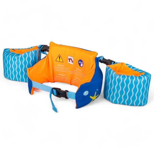 Kinder Schwimmtop mit Ärmeln 2in1 inSPORTline Banarito - rosa