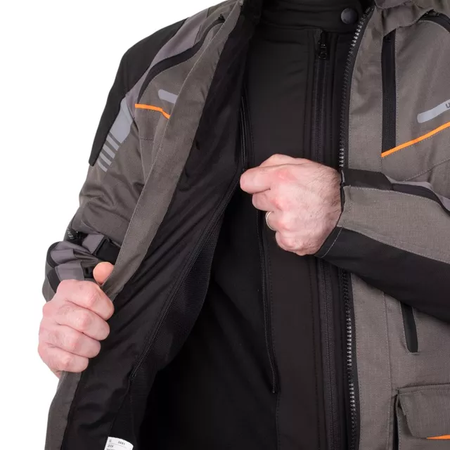 W-TEC Smackton Touring Motorradjacke - schwarz-grün