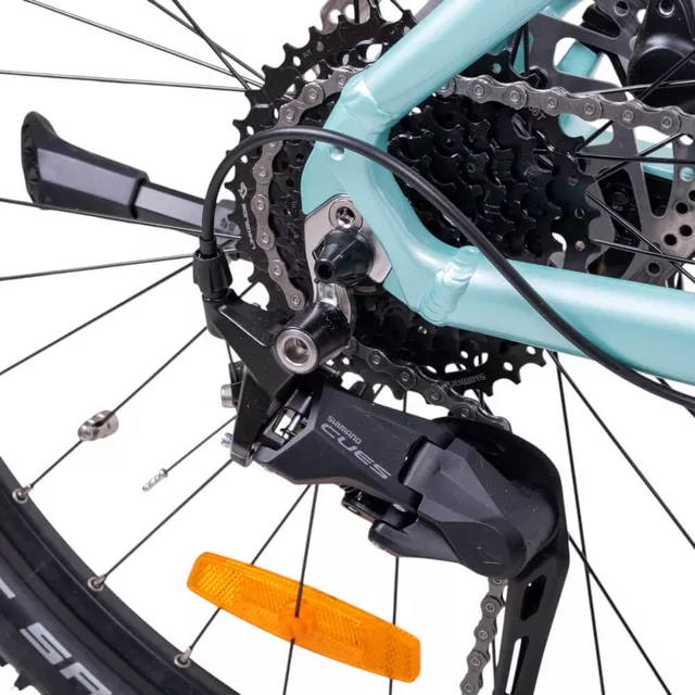 Damen E-Mountainbike inSPORTline ISL Asuki 630 Wh 27,5" - Modell 2025 - Aqua Blue