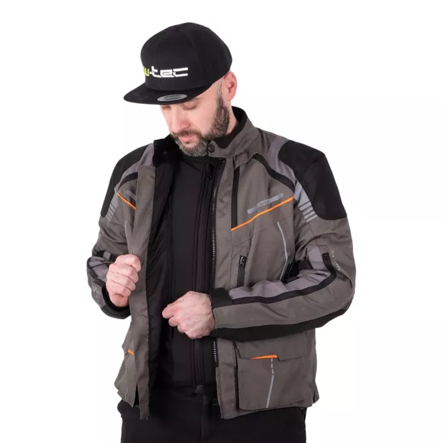 W-TEC Smackton Touring Motorradjacke - schwarz-grün