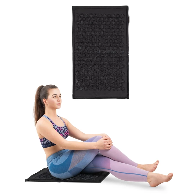 inSPORTline AKU-2000 72x44x2cm Massagematte - schwarz
