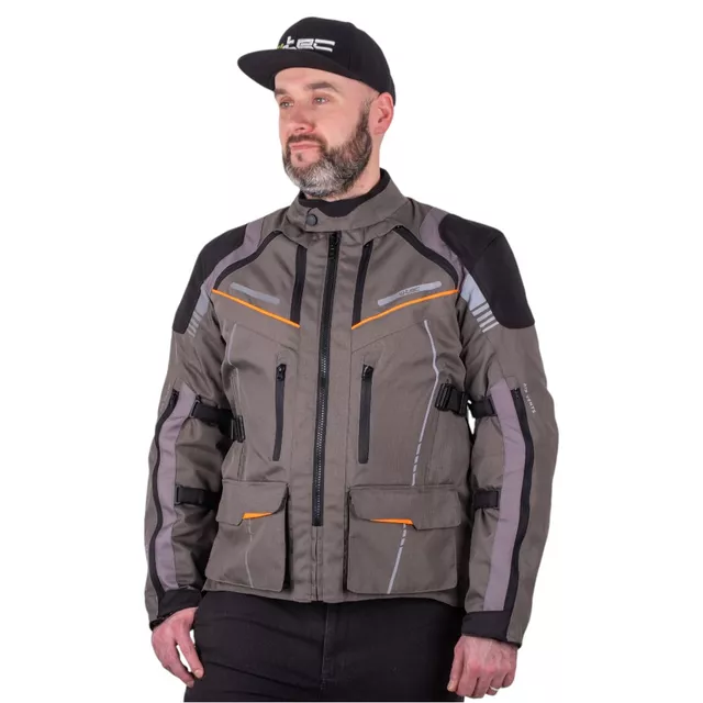 W-TEC Smackton Touring Motorradjacke - schwarz-grün