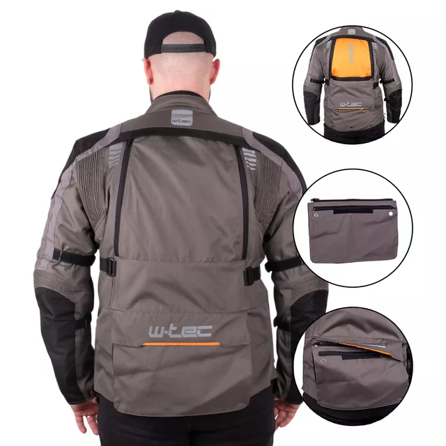 W-TEC Smackton Touring Motorradjacke - schwarz-grün