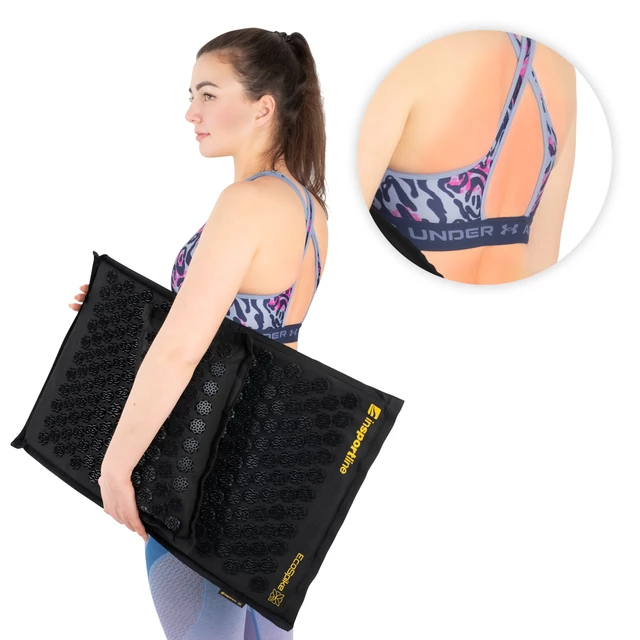 Akupressurmatte und Kissen inSPORTline EcoSpike