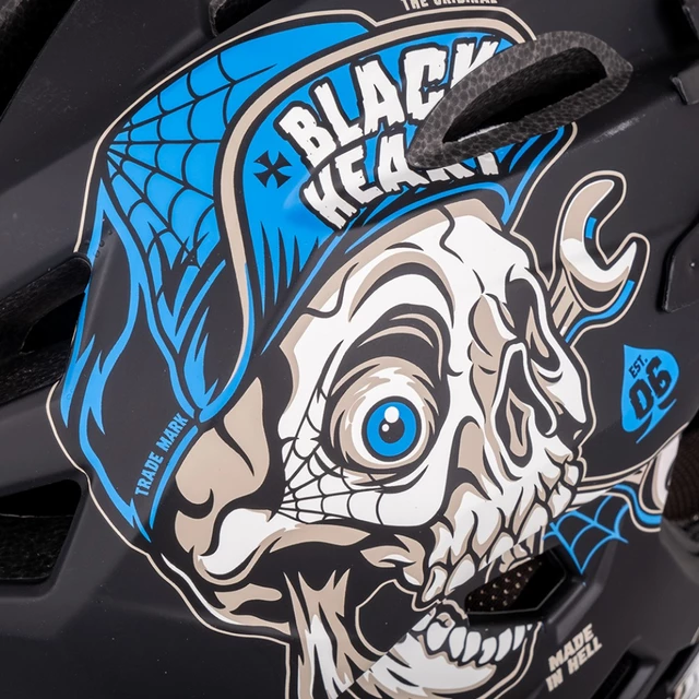 W-TEC Delgada Kinder-Downhill-Helm - Golden Stars