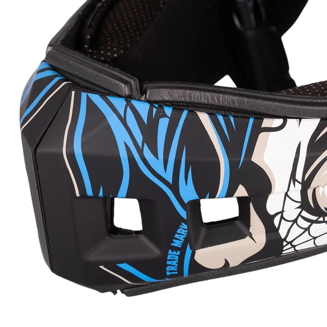 W-TEC Delgada Kinder-Downhill-Helm - Golden Stars