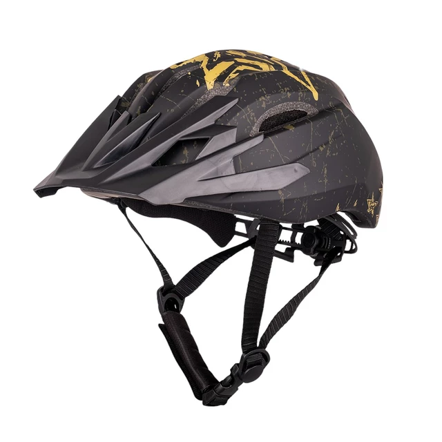 W-TEC Delgada Kinder-Downhill-Helm - Golden Stars