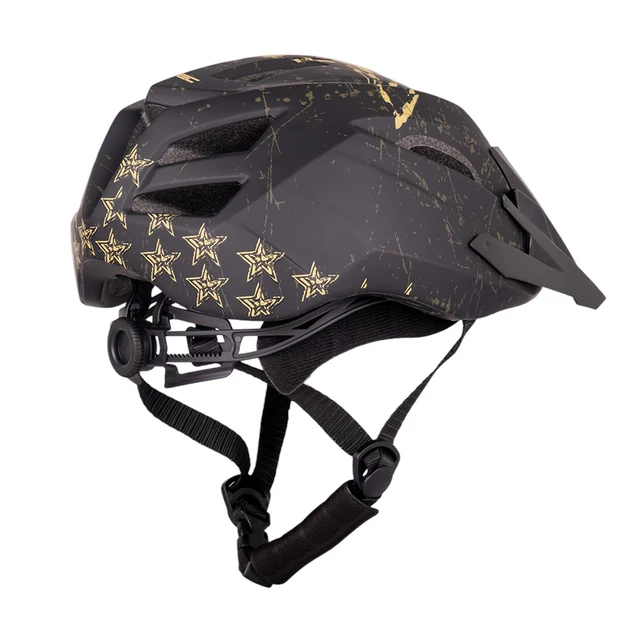W-TEC Delgada Kinder-Downhill-Helm - Golden Stars