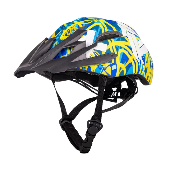 W-TEC Delgada Kinder-Downhill-Helm - Golden Stars