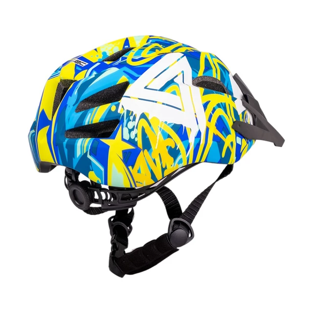W-TEC Delgada Kinder-Downhill-Helm - Golden Stars