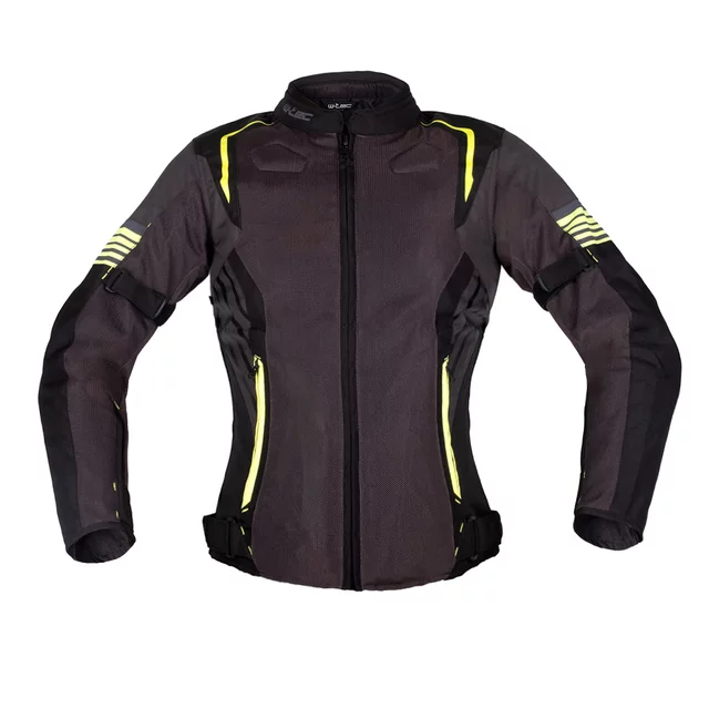 W-TEC Jelsa Damen Sommer-Motorradjacke - šedá-fluo