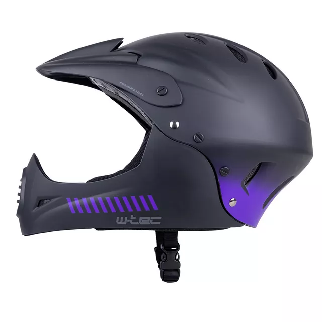 W-TEC Campanero Noir Violet Downhill-Helm