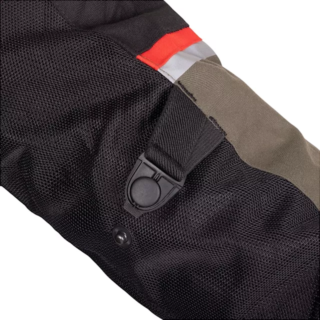 W-TEC Rovin Sommer-Motojacke - černo-zeleno-červená