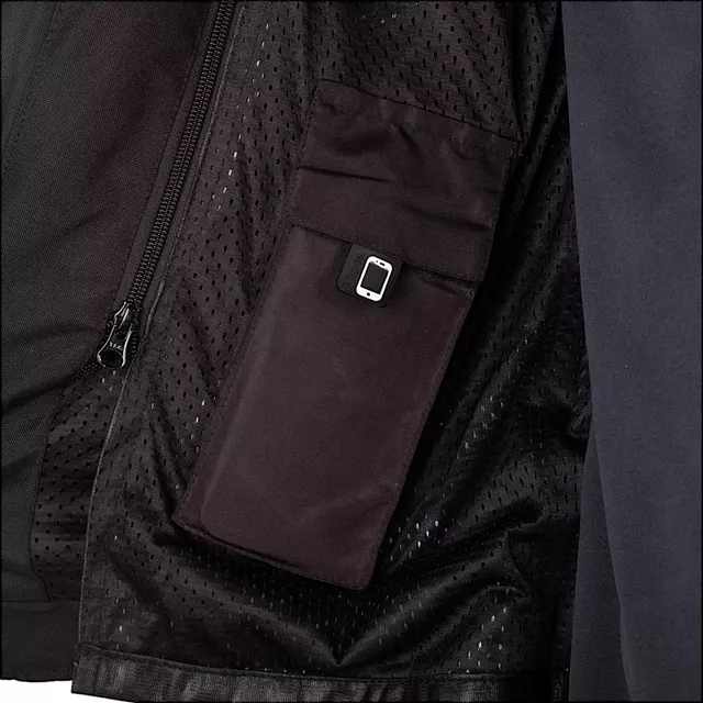 W-TEC Rovin Sommer-Motojacke - černo-zeleno-červená