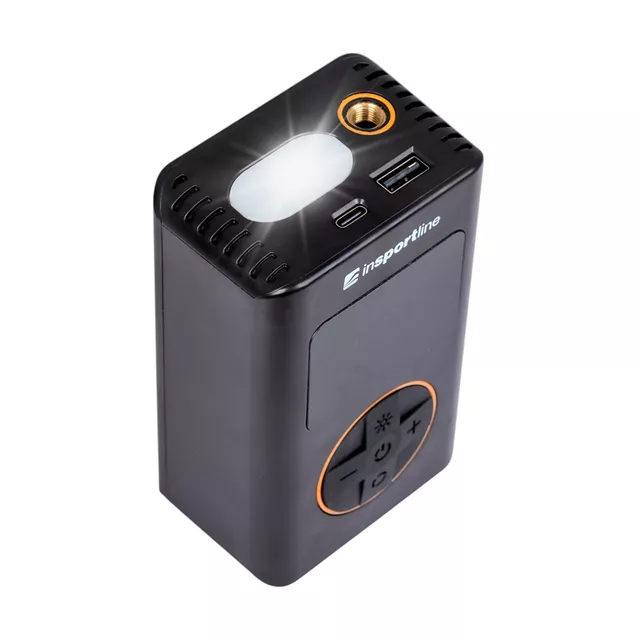 Schnurlose Pumpe inSPORTline Gaberila mit Powerbank und LED-Licht