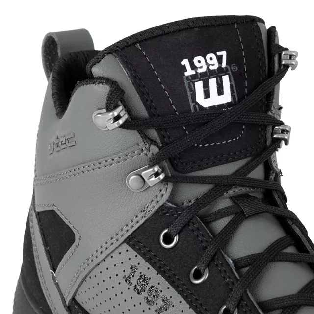W-TEC Milwook Motorradstiefel - grau-schwarz