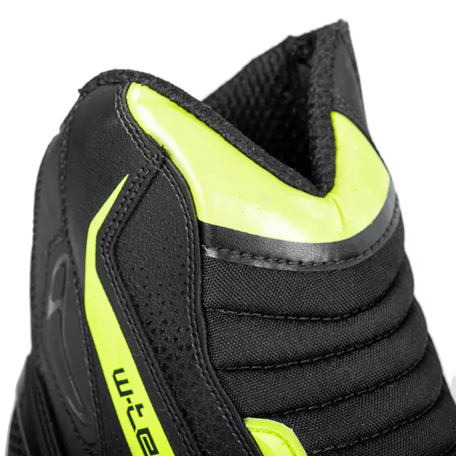W-TEC GlamCE Motorradstiefel - schwarz-fluo gelb