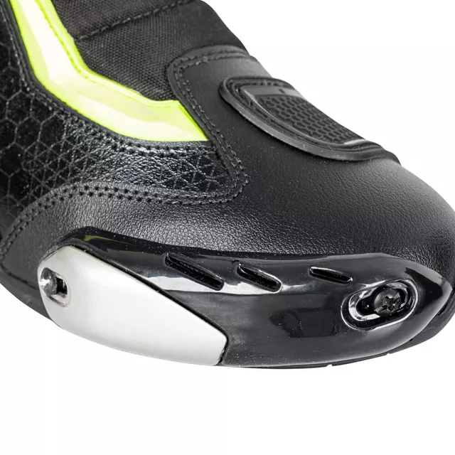 W-TEC GlamCE Motorradstiefel - schwarz-fluo gelb