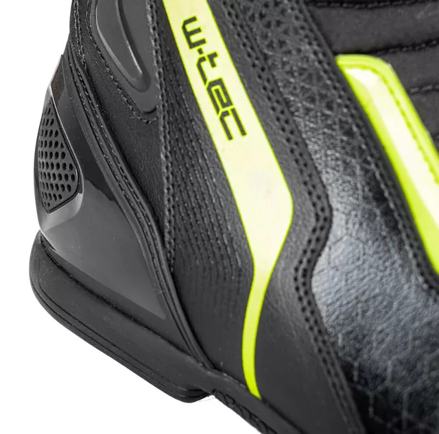 W-TEC GlamCE Motorradstiefel - schwarz-fluo gelb