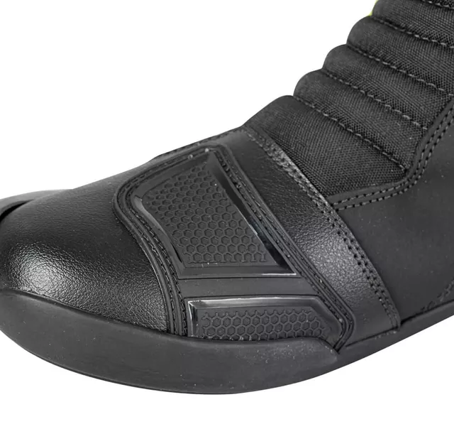 W-TEC GlamCE Motorradstiefel - schwarz-fluo gelb